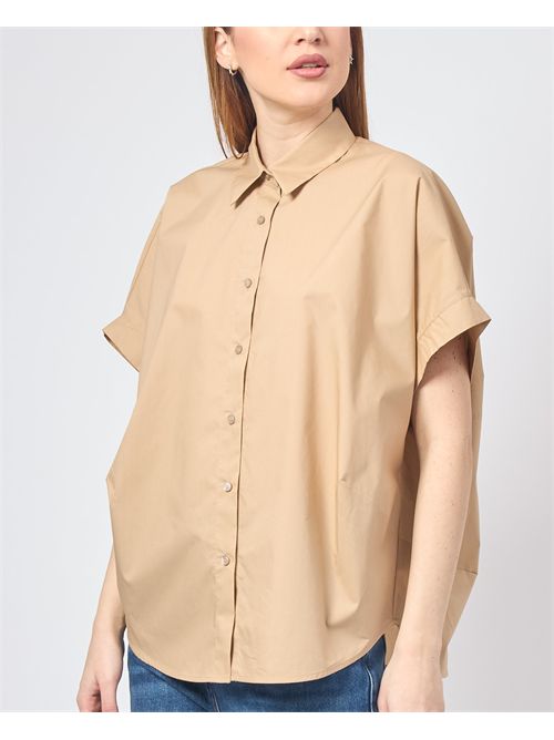 Chemise oversize Manila Grace en popeline de coton MANILA GRACE | C067CUMA002